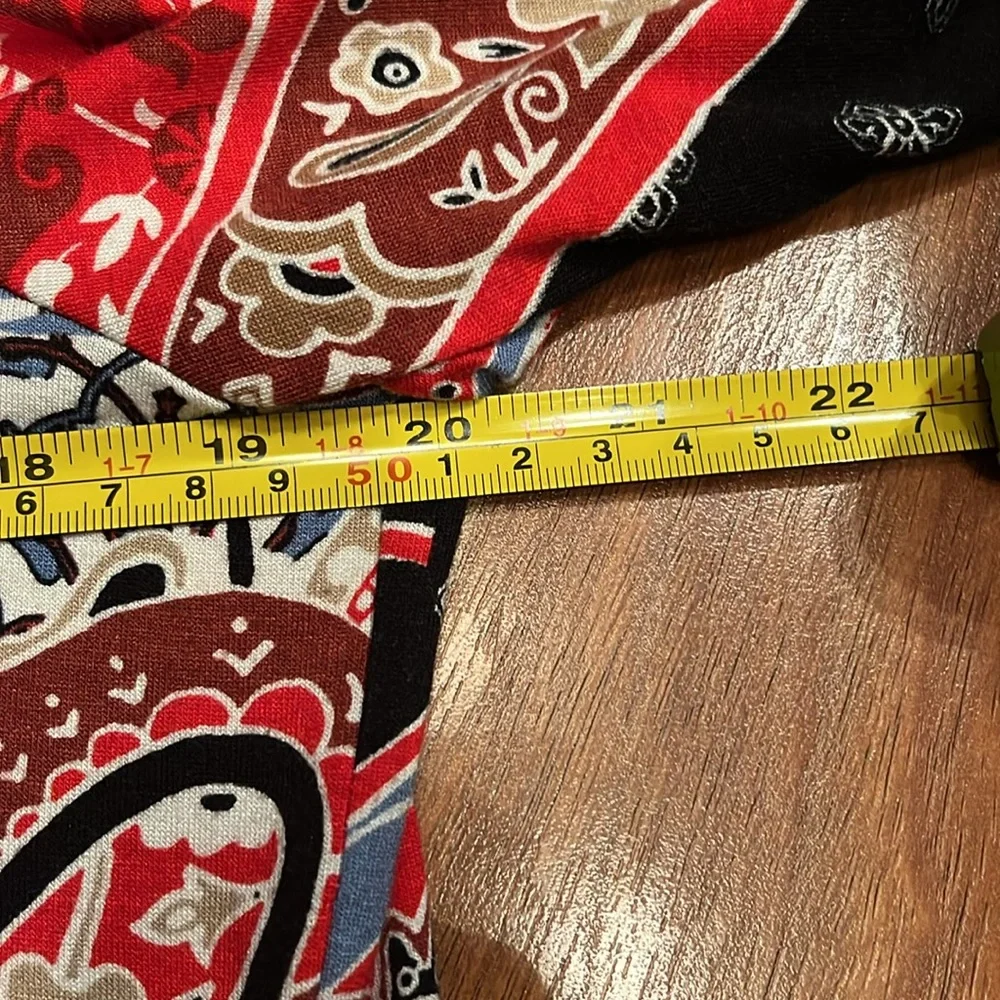 BNWOT Ruby Rd. Multicolor paisley top. - Picture 10 of 12